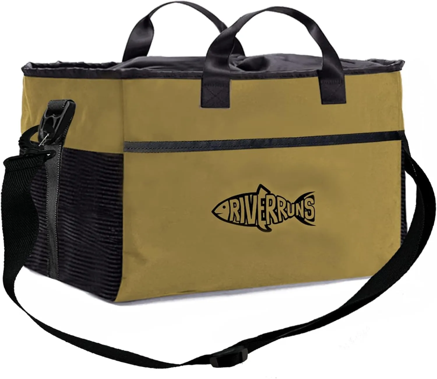 Riverruns Fishing Hunting Wader Bag with Vented Mesh, Waders Boots Bag, Fly Fishing Backpack for Fishing, Hiking, Camping