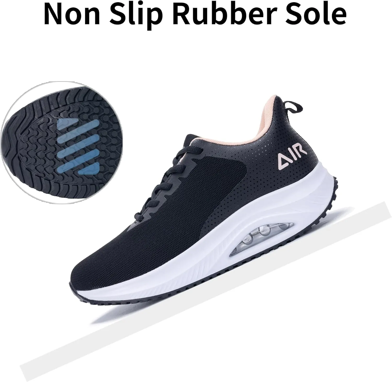RomenSi Womens Arch Support Walking Shoes Orthotic Fashion Sneakers Tennis Shoes for Plantar Fasciitis Pain Relief US 5.5-11