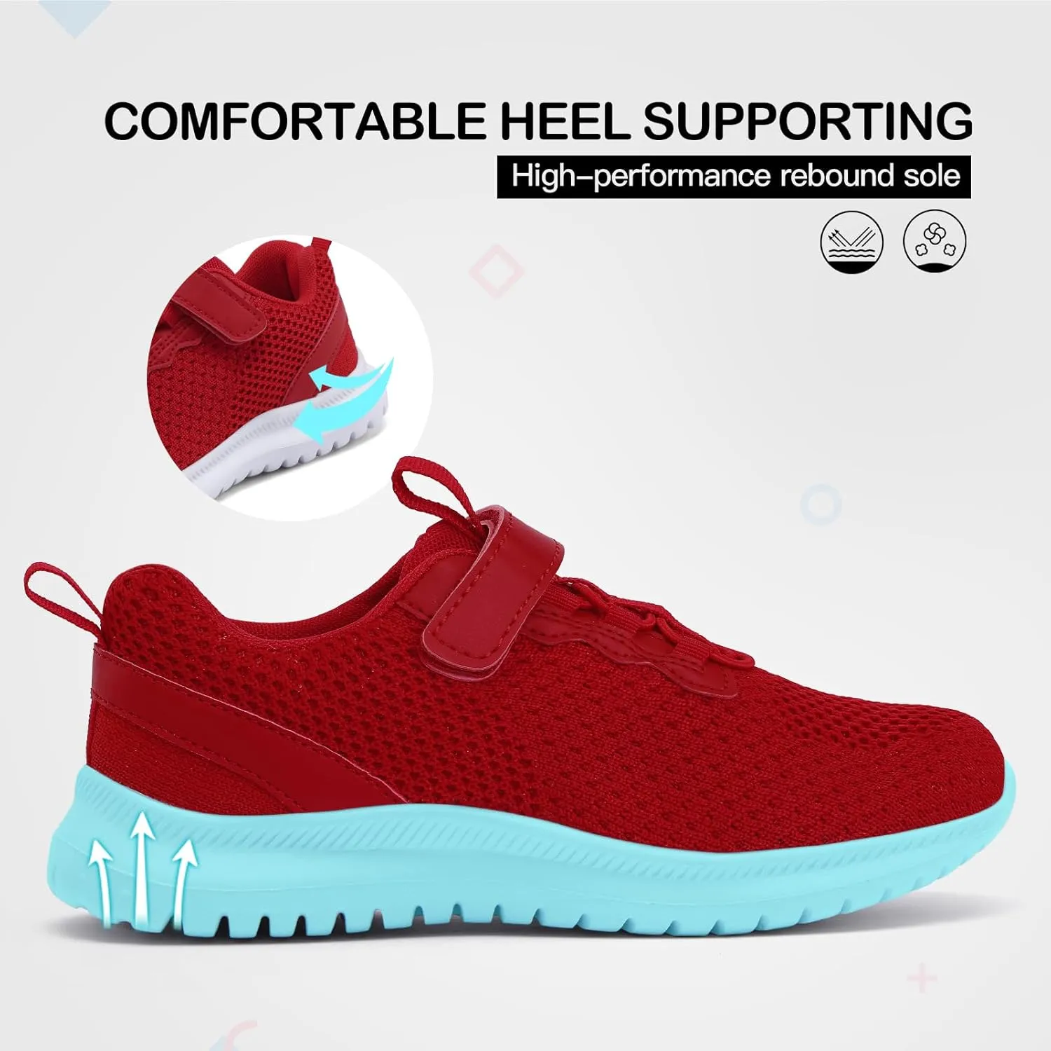 RUNSIDE Kids Shoes, Boys Girls Sneakers Lightweight Athletic Walking/Running Tennis Shoes(Toddler/Little Kid/Big Kid)