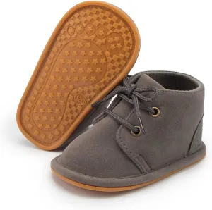 RVROVIC Baby Boys Girls Anti-Slip Sneakers Soft Ankle Boots Toddler First Walkers Newborn Crib Shoes