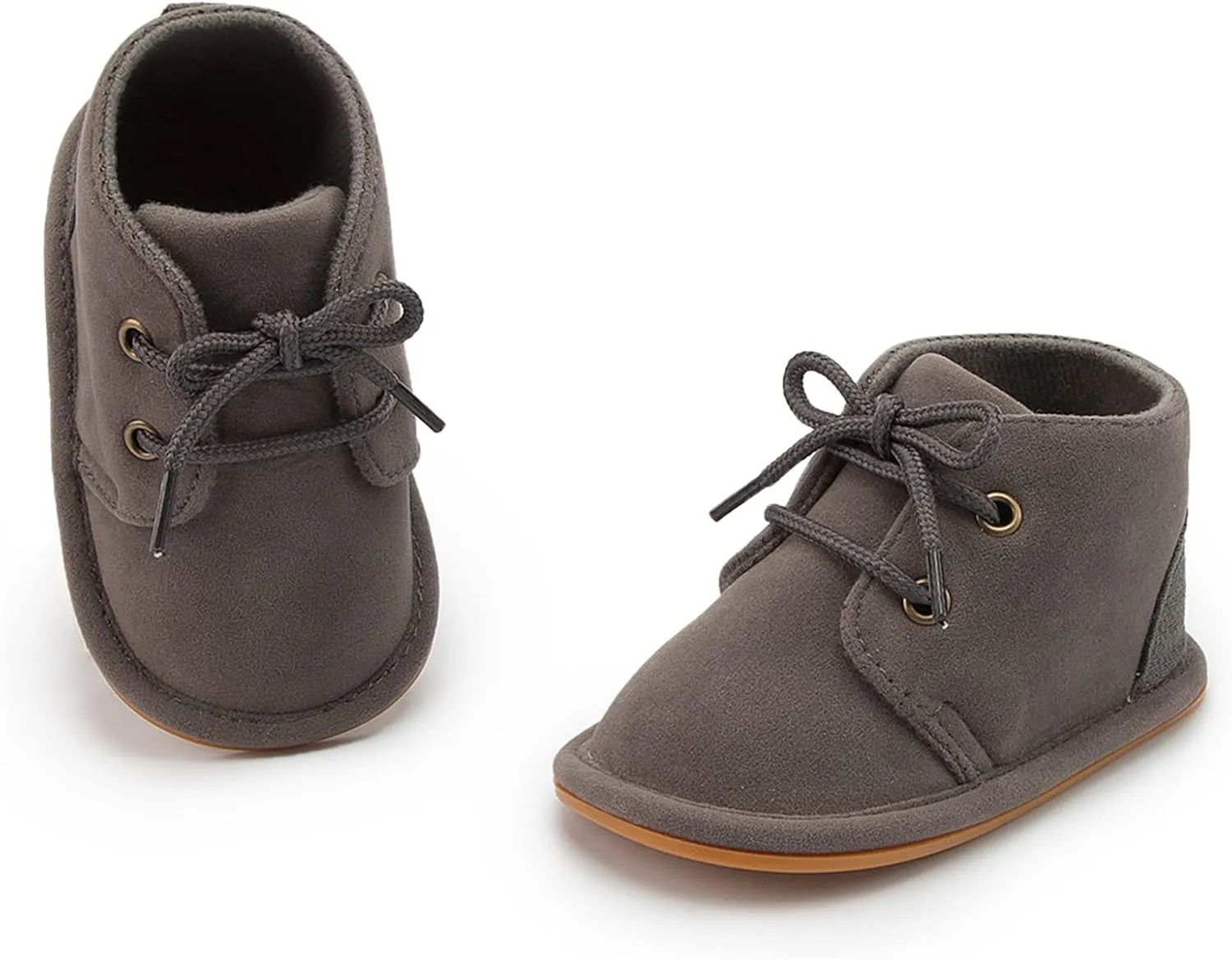 RVROVIC Baby Boys Girls Anti-Slip Sneakers Soft Ankle Boots Toddler First Walkers Newborn Crib Shoes