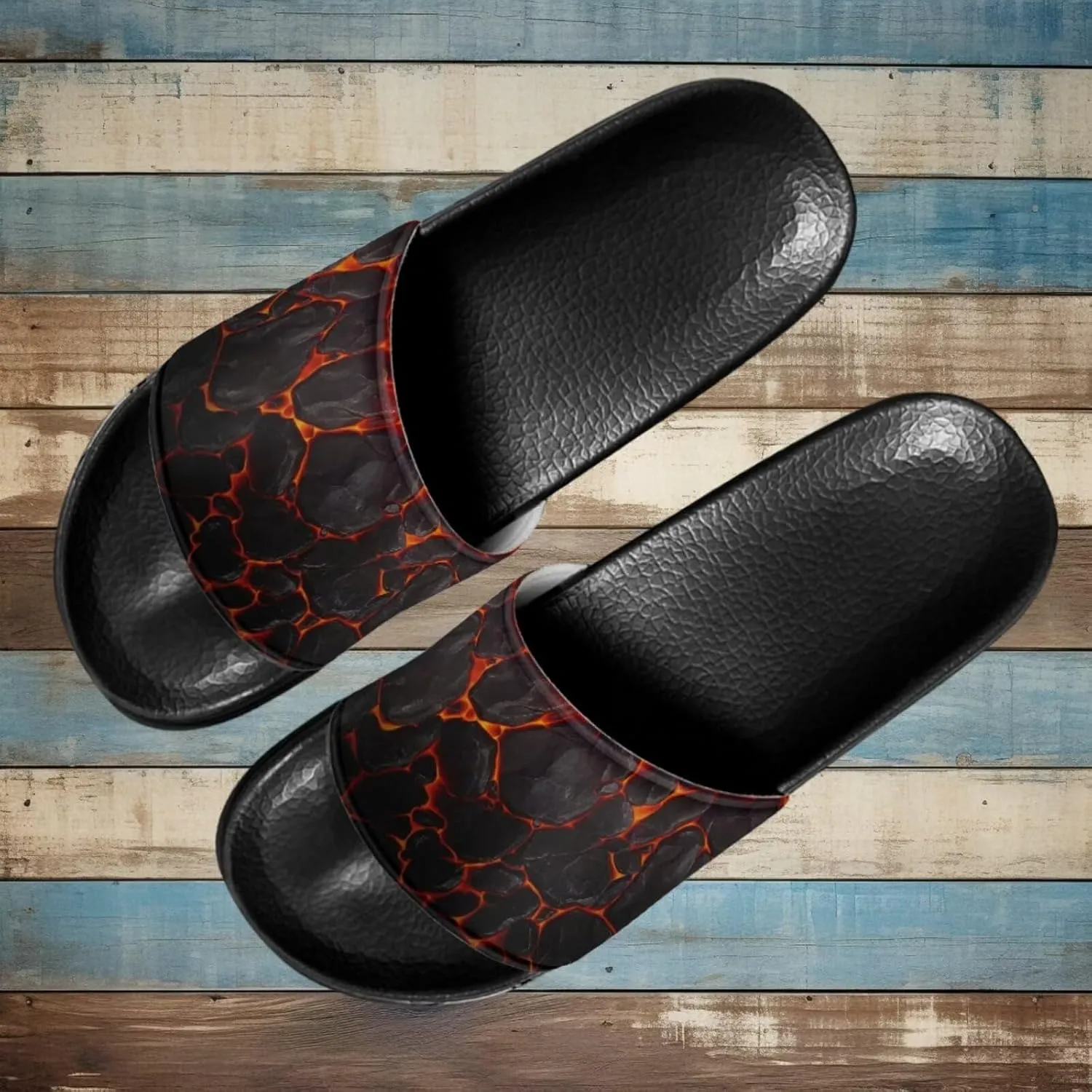 Sandals Slides for Men Non Slip Slippers Lightweight Casual Summer Shoes Beach Slides