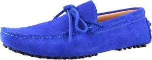 Santimon Mens Penny Loafers Classic Suede Leather Moccasins Casual Slip On Driving Prom Shoes