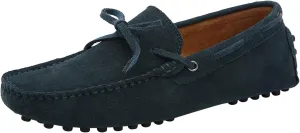 Santimon Mens Penny Loafers Classic Suede Leather Moccasins Casual Slip On Driving Prom Shoes
