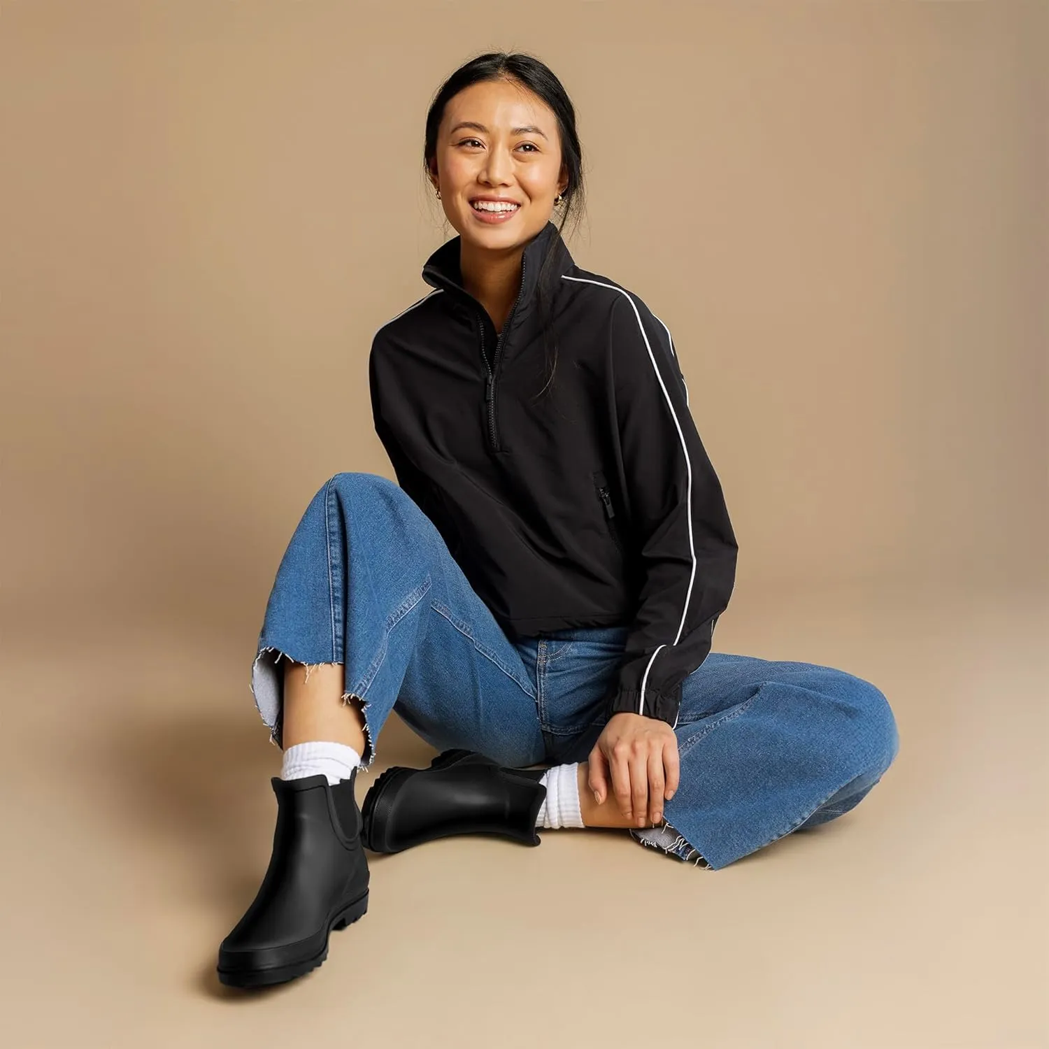 ShedRain Chelsea Rain Boot, Waterproof Ankle Rainboots for Women_P