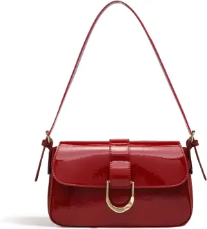 Shoulder Bag for Women, Small Purses Hobo Bags for Women, PU Leather Vintage Handbag with 2 Adjustable Shoulder Strap