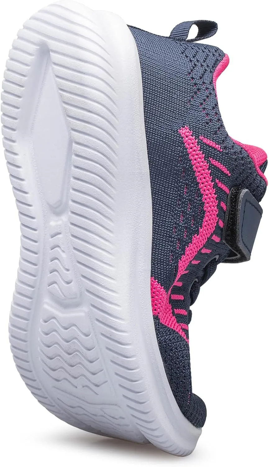 SILLENORTH Boys Girls Sneakers Slip on Lightweight Breathable Kids Running Walking Shoes for Toddler/Little Kid/Big Kid