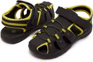 Skysole Boys Water Shoes, Rugged Closed Toe Back Strap Amphibian Sandals for Beach, Hiking & Outdoor Sports - Patterned/Solid