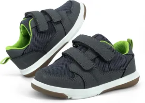 SKYWHEEL Toddler Boys Girls Tennis Shoes Kids Slip On Barefoot Shoes Wide Casual Walking Running Sneakers for Little Kids