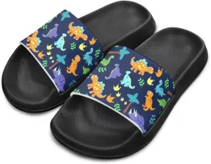 Slide Sandals Non-Slip Youth Pool Shower Shoes Open Toe Design Thick Sole Living Room Sandals