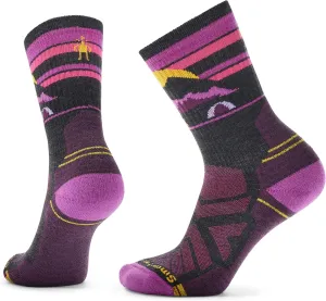 Smartwool Women's Hike Light Cushion Merino Wool Mountain Moon Crew Socks