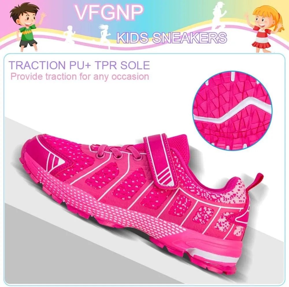 Sneakers for Boys and Girls, Kids Tennis Running Shoes, Lightweight Breathable Sport Athletic Shoe