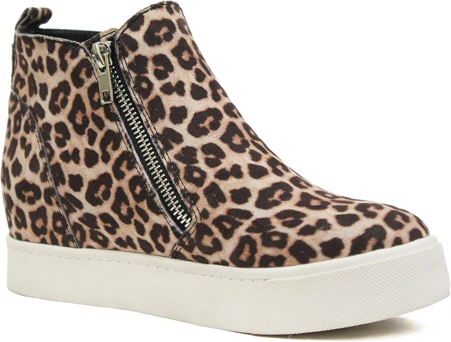 Soda Womens Taylor Nubuck Hight Top Slip On Fashion Sneakers