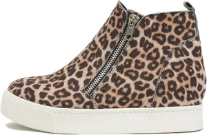 Soda Womens Taylor Nubuck Hight Top Slip On Fashion Sneakers