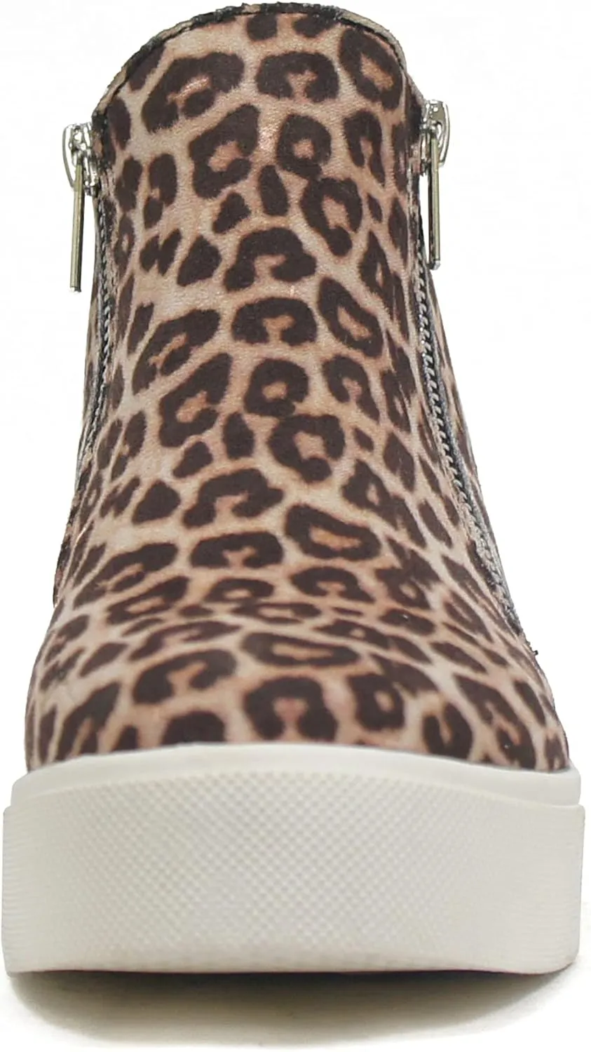Soda Womens Taylor Nubuck Hight Top Slip On Fashion Sneakers