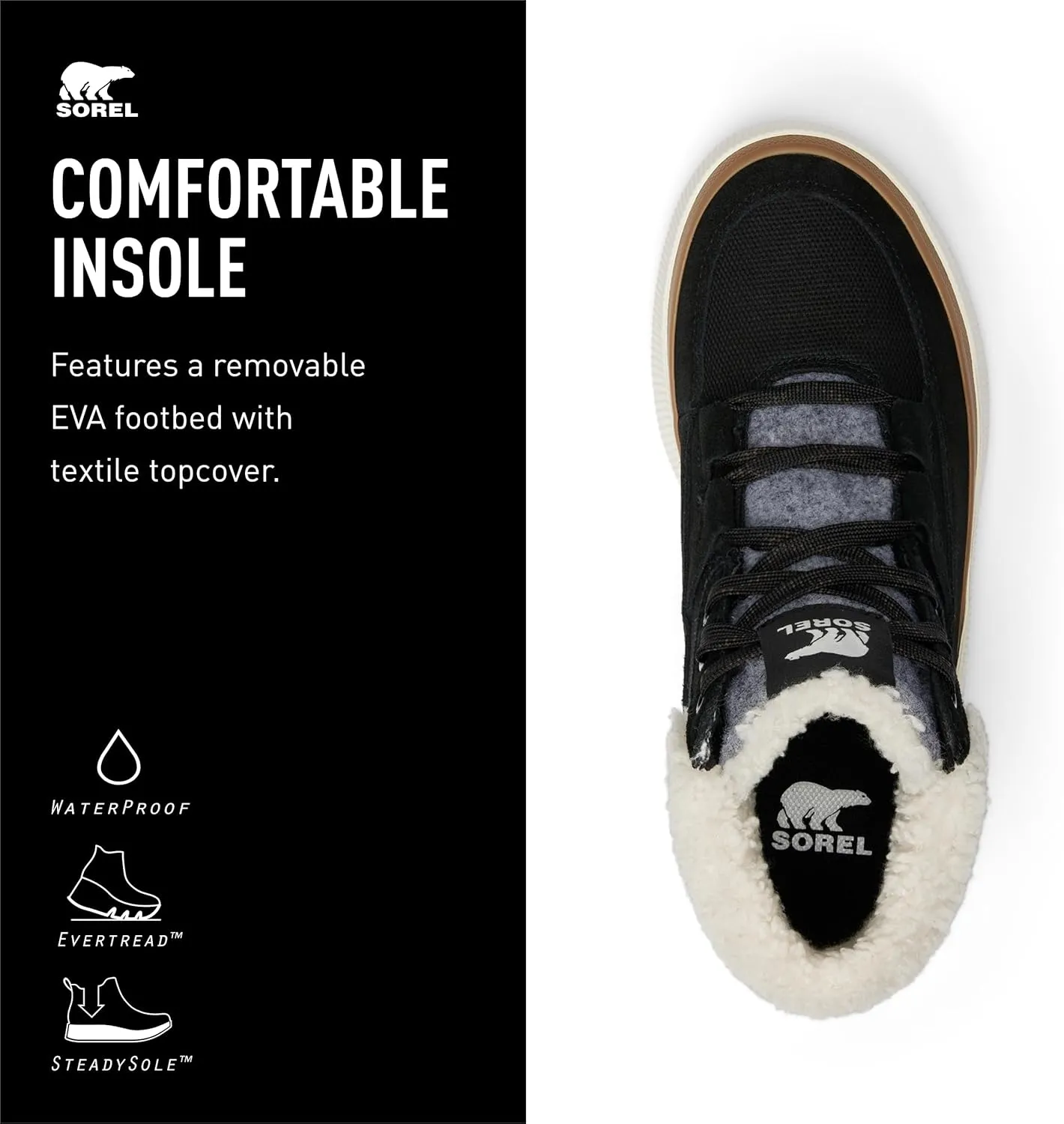 SOREL Women's Out N About lV Mid Waterproof Sneaker