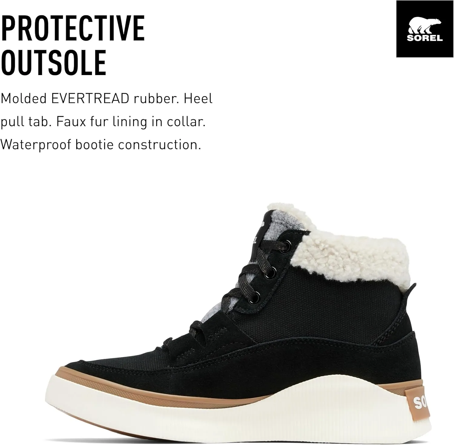 SOREL Women's Out N About lV Mid Waterproof Sneaker