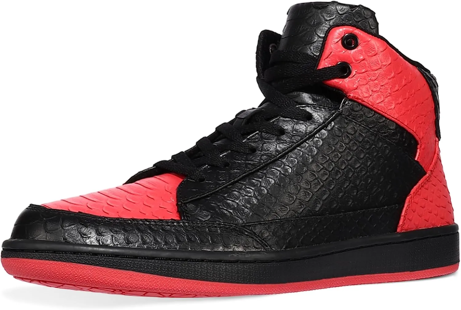 Soulsfeng Unisex Basketball Shoes Leather High Top Sneakers Comfortable Walking Skate Shoes