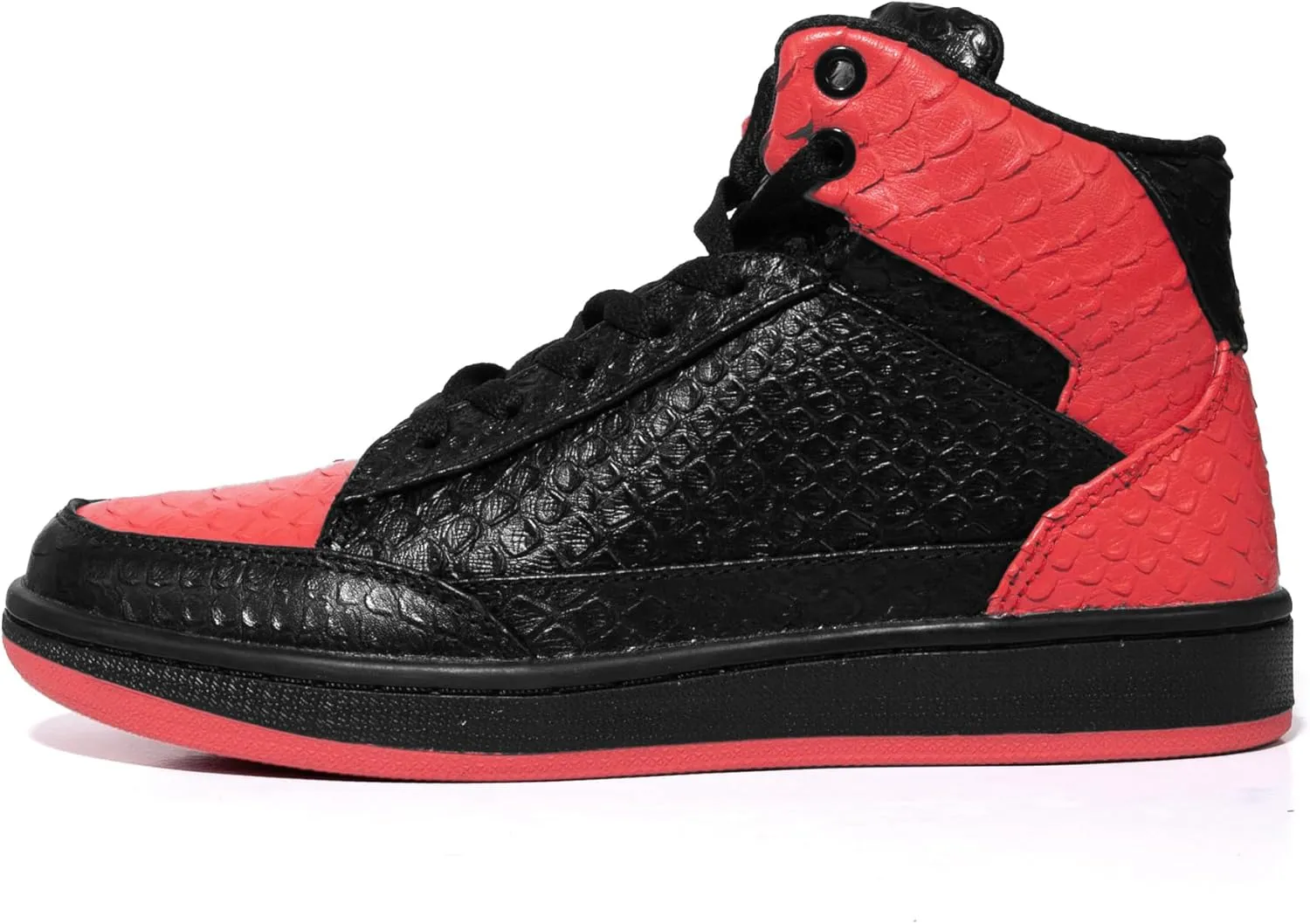 Soulsfeng Unisex Basketball Shoes Leather High Top Sneakers Comfortable Walking Skate Shoes