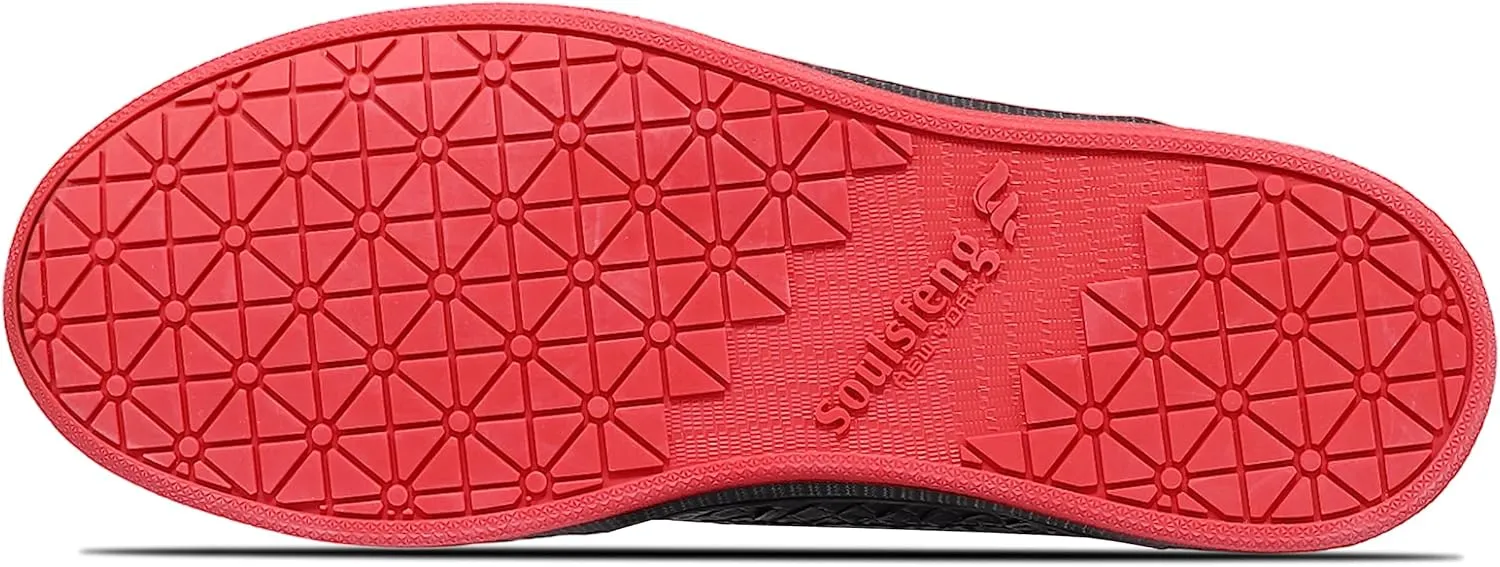 Soulsfeng Unisex Basketball Shoes Leather High Top Sneakers Comfortable Walking Skate Shoes
