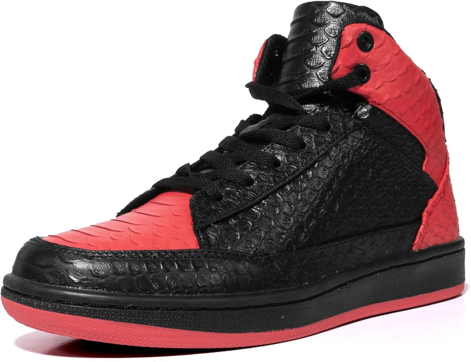 Soulsfeng Unisex Basketball Shoes Leather High Top Sneakers Comfortable Walking Skate Shoes
