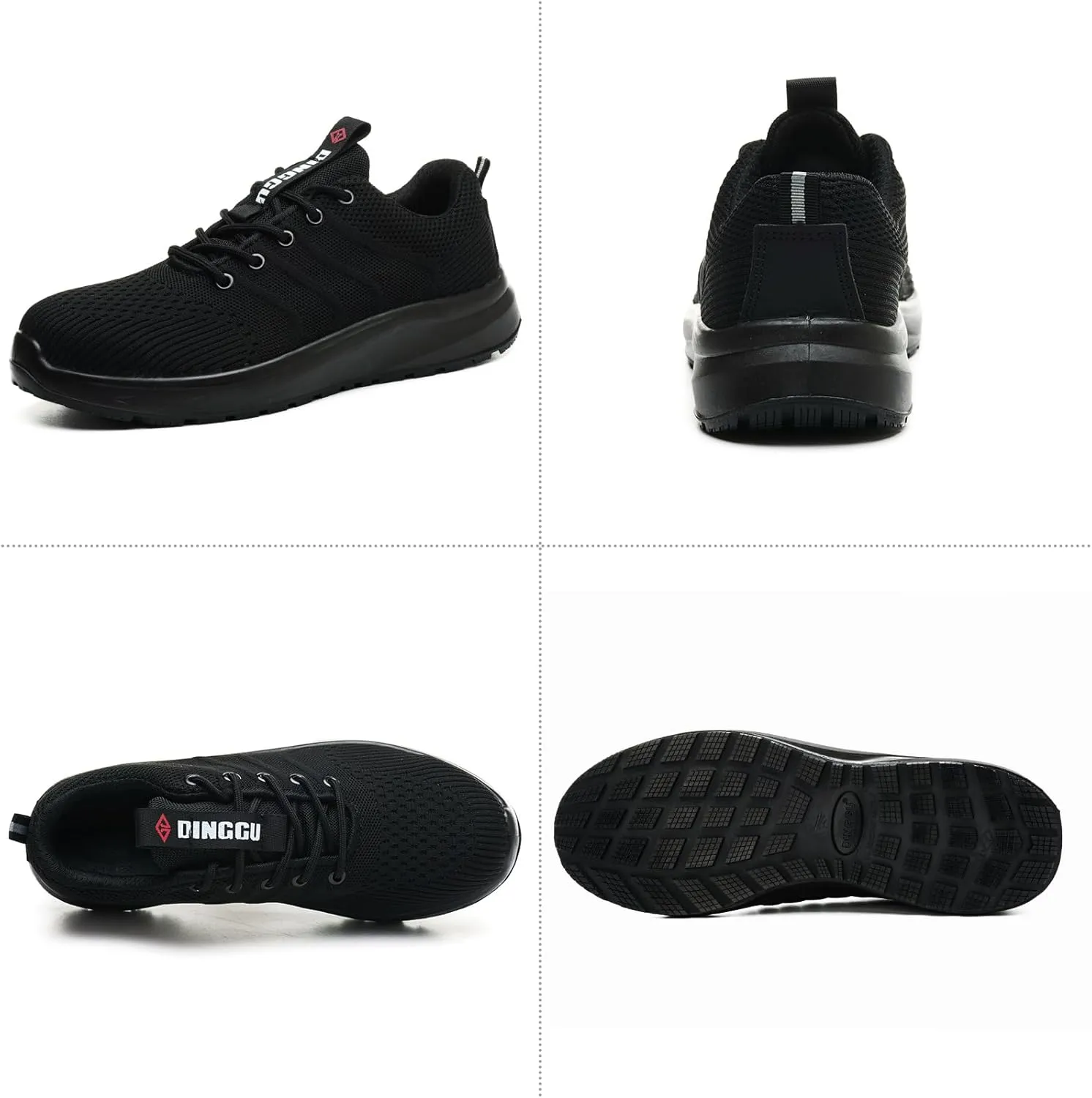 Steel Toe Shoes for Men Woman Non Slip Work Shoes,Comfortable Men's Work & Safety Footwear Lightweight Composite Toe Sneakers