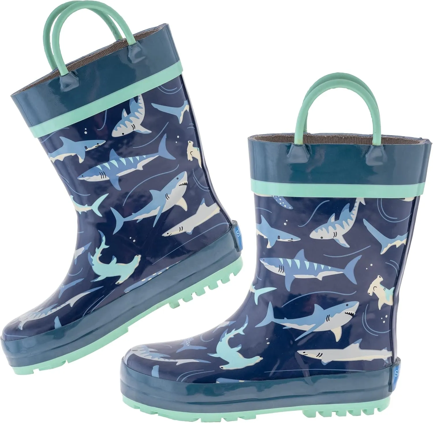 Stephen Joseph Girls All Over Print Rain Boots