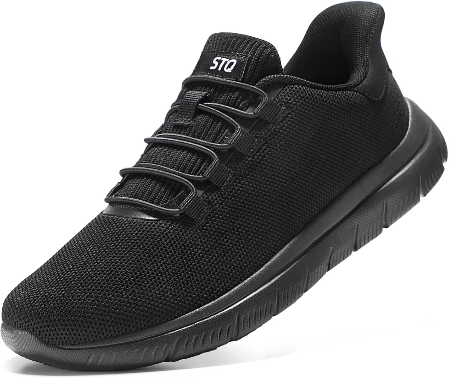 STQ Slip on Sneakers Womens Walking Shoes Tennis Orthopedic Arch Support Non Resistant Lightweight Comfort Maternity Pregnant Nurse
