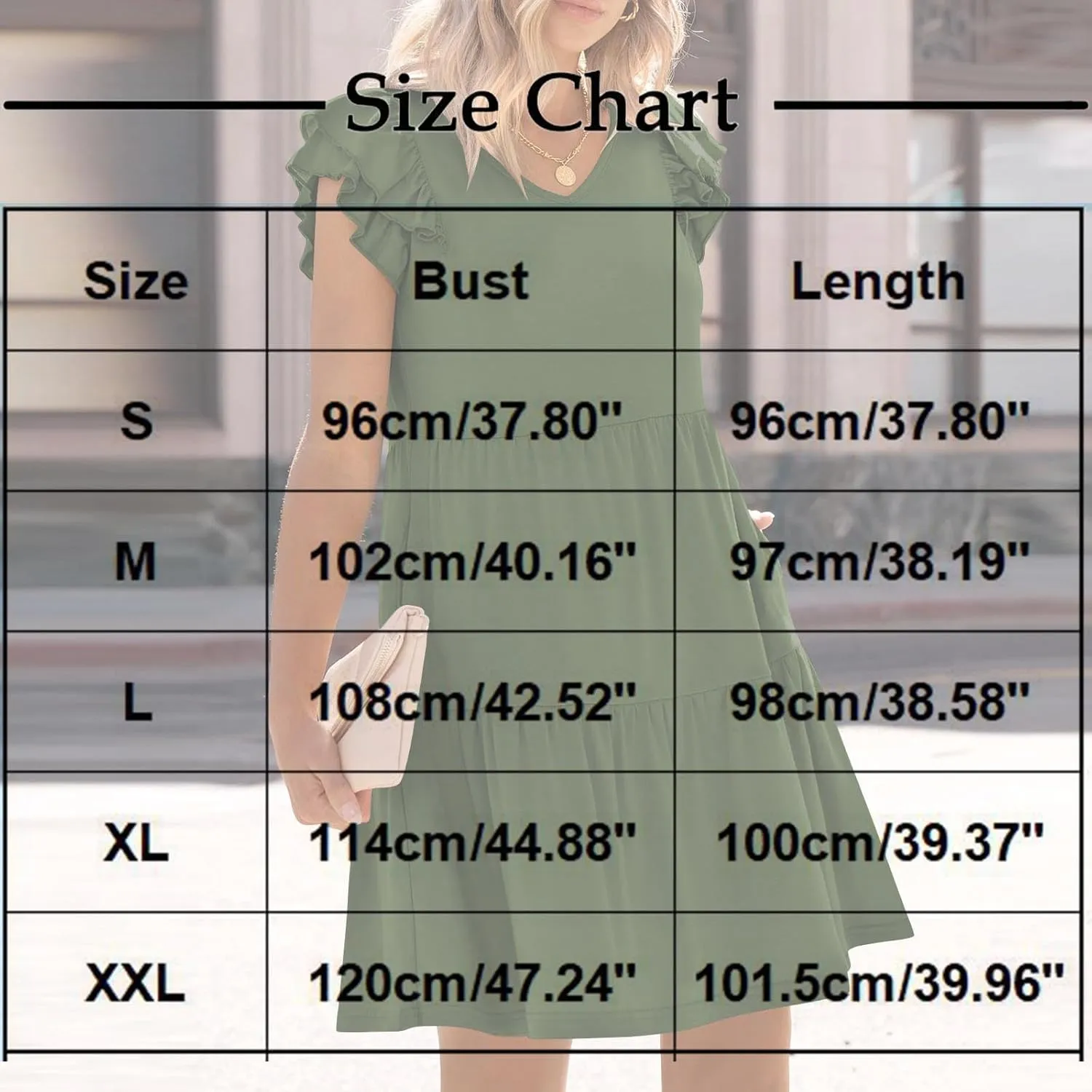 Summer Babydoll Dresses for Women 2025 Cute Ruffle Cap Sleeve V-Neck Mini Sundress Tiered Flowy Short Tunic Dress