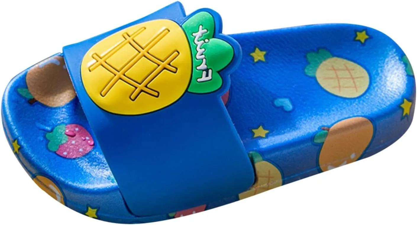Summer New Fruit Children Sandals and Slippers Indoor Home Cute Non Slip Flip Flops Toddler Girl Children's Slippers