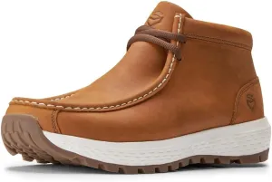 SUREWAY Men's Chukka Boots,Fashion and Comfort Driving Shoes,Lightweight Durability Leather Moc Toe Work Boots