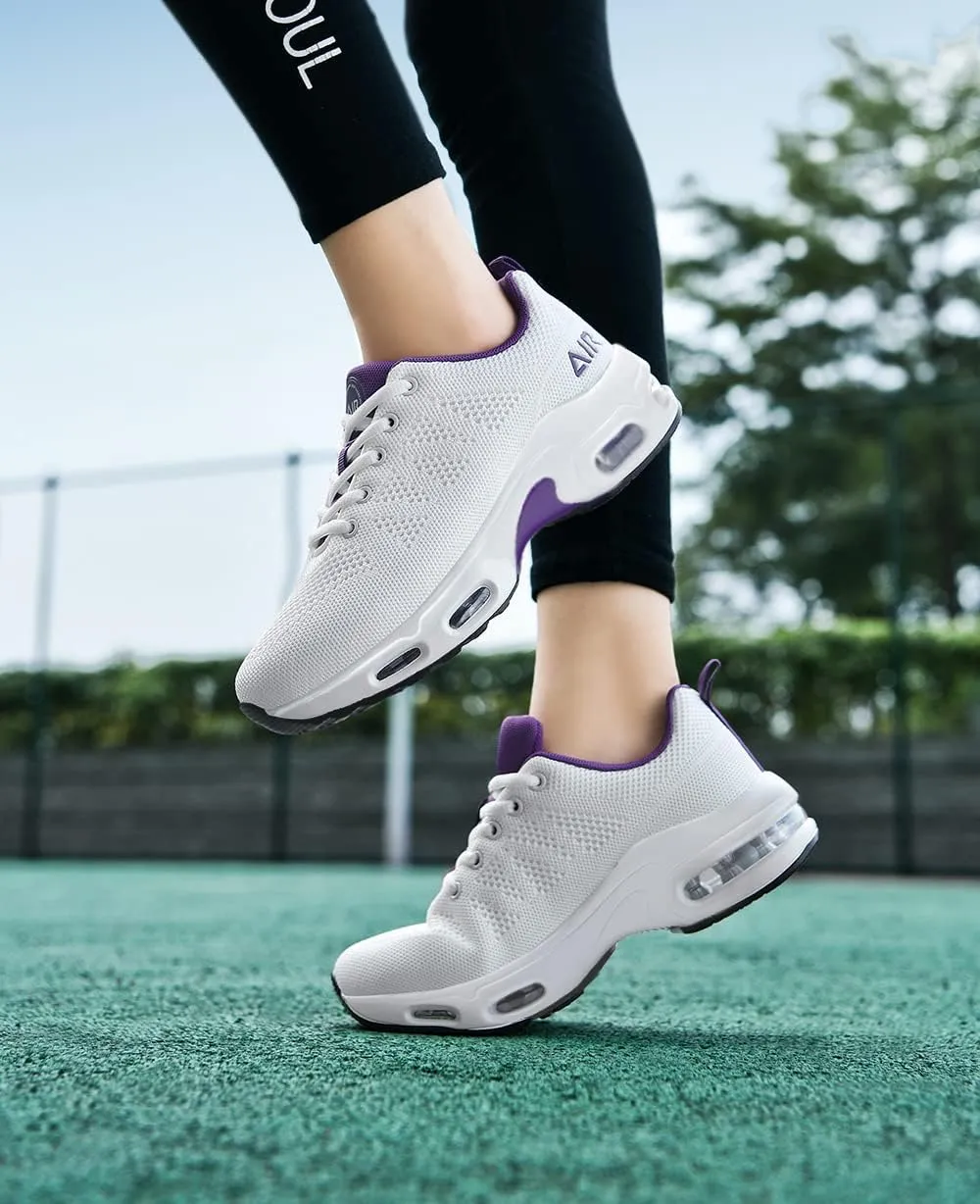 SURRAY Women's Air Running Shoes Walking Tennis Sneakers Non-Slip Athletic Fashion Casual Light Shoes(US5.5-11 B(M)