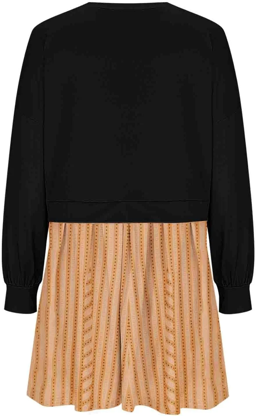 Sweatshirts Dresses for Women Crewneck Long Sleeve Patchwork Mini Dress Funny Print Graphic Shirt Loose Pullover Tops