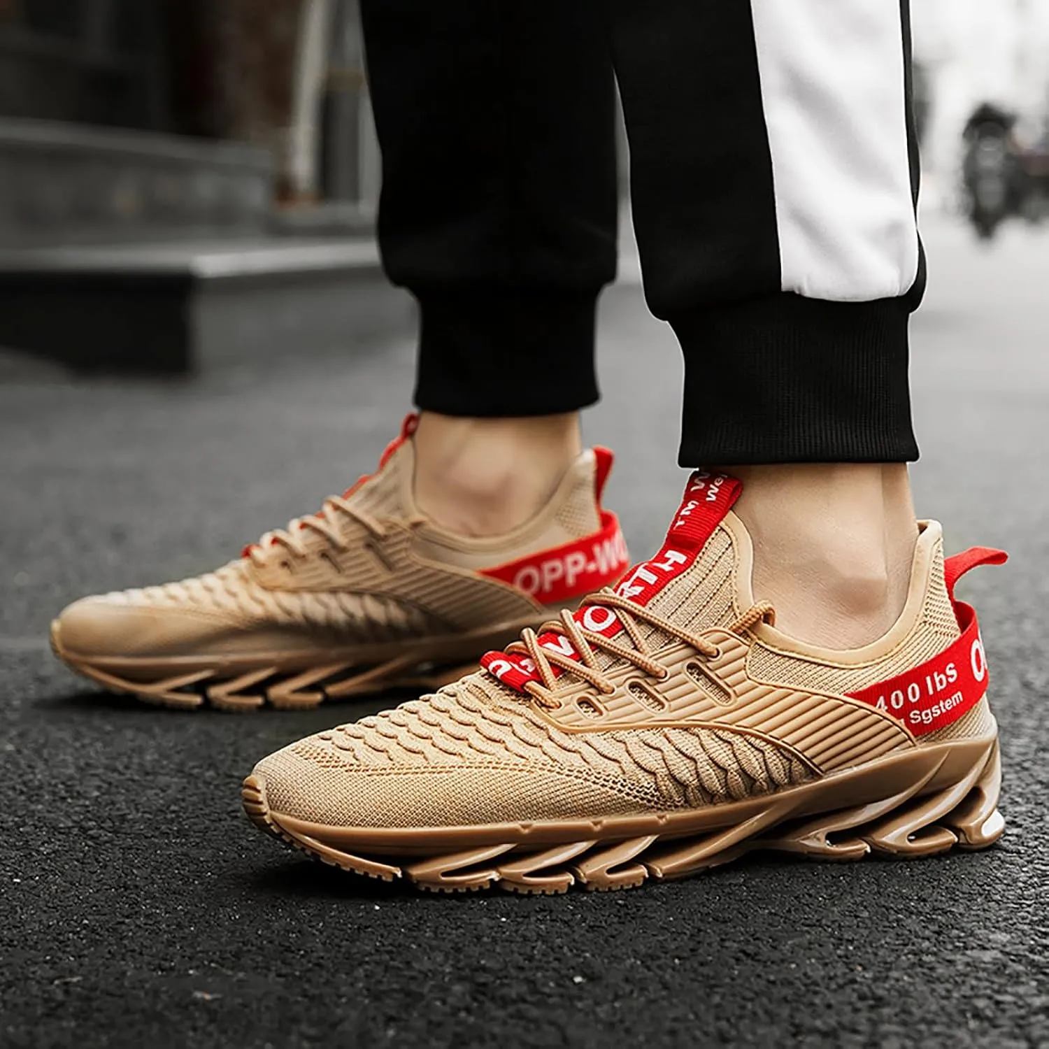 Tallboost Sneakers, Malaho Elev8 Shoes Mens, Height Boosting Shoes, Breathable Non-Slip Men's Shoes, Slip on Sports Sneaker
