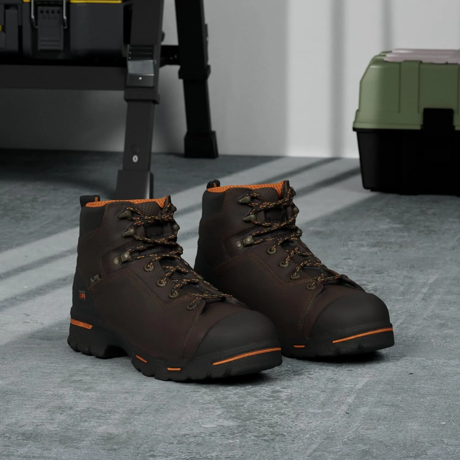 Timberland PRO mens Endurance 6 Inch Steel Safety Toe CSA Puncture Resistant Industrial Work Boot