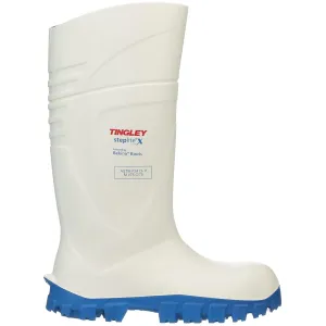 Tingley StepLite X Powered by Bekina 77258 Boots, Mens 11 / Womens 13, White/Blue