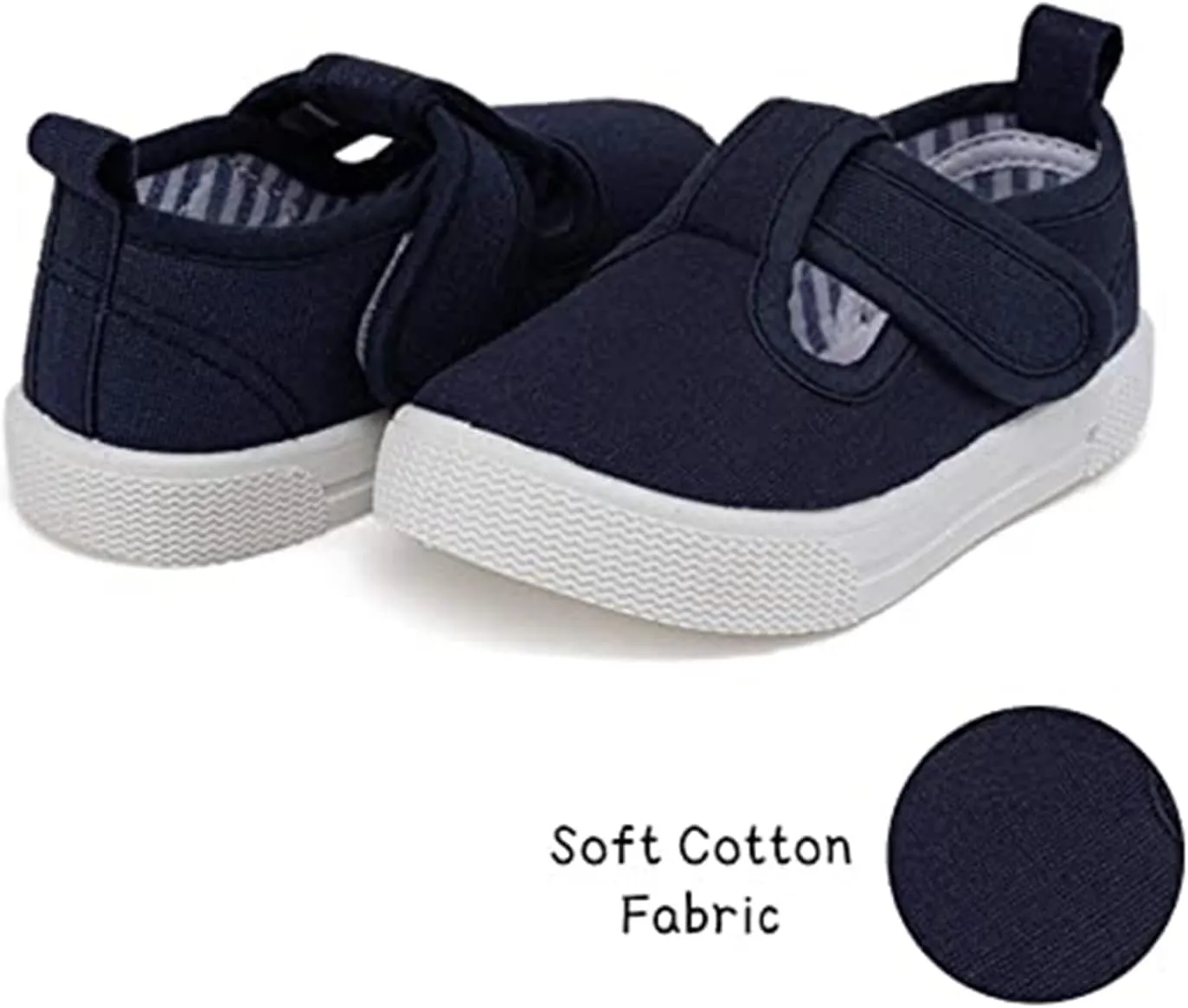 Toddler Boys Girls T-Strap Canvas Sneakers for Little Kids Classical Comfortable Mary Jane Canvas Flats, Non-Slip Casual Canvas Sneaker for Little Kids