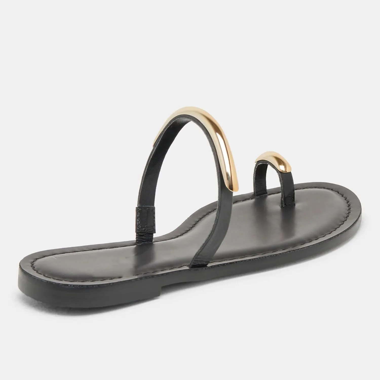 Toe Ring Thong Sandals for Women Open Toe Slide Flat Sandals Casual Summer Dressy Beach Sandals