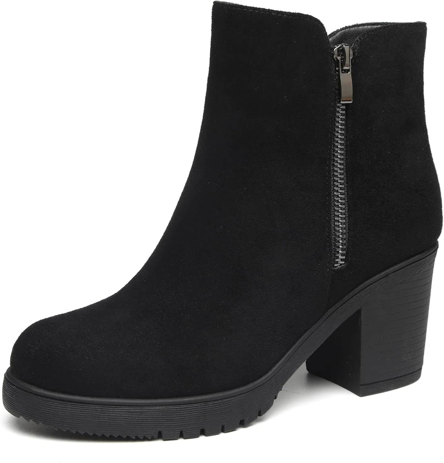 TYNDALL Women's Low Heel Platform Chunky Heel Ankle Boots Booties for Women
