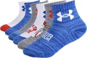 Under Armour Baby Boys' Multi Pack Printed Quarter Sock