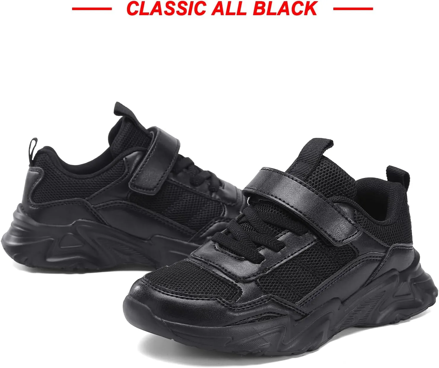 Unisex-Child White Tennis Shoes Breathable Sneakers for Boys Girls Lightweight Running Shoes Kids Toddler/Little Kid/Big Kid Gym Footwear