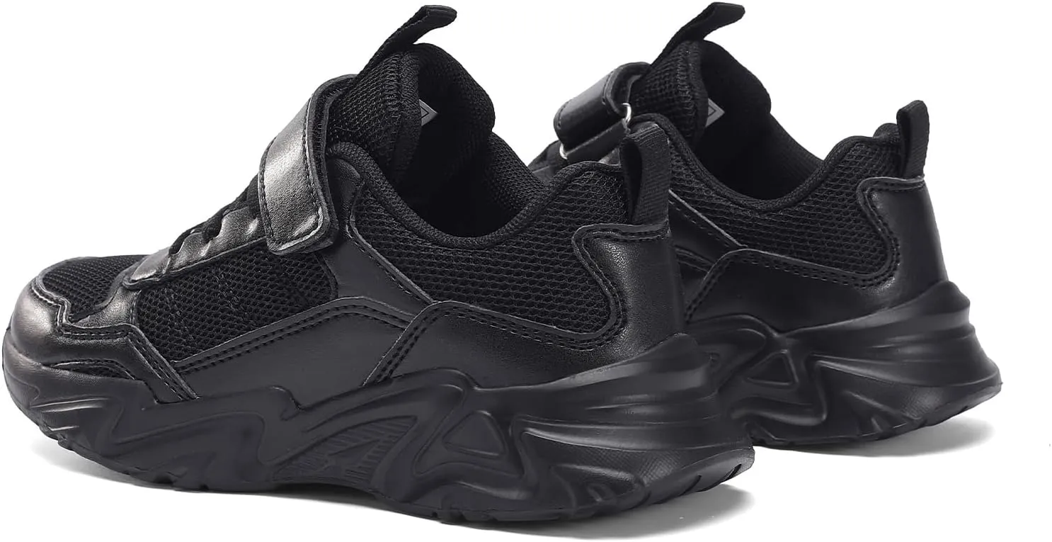 Unisex-Child White Tennis Shoes Breathable Sneakers for Boys Girls Lightweight Running Shoes Kids Toddler/Little Kid/Big Kid Gym Footwear