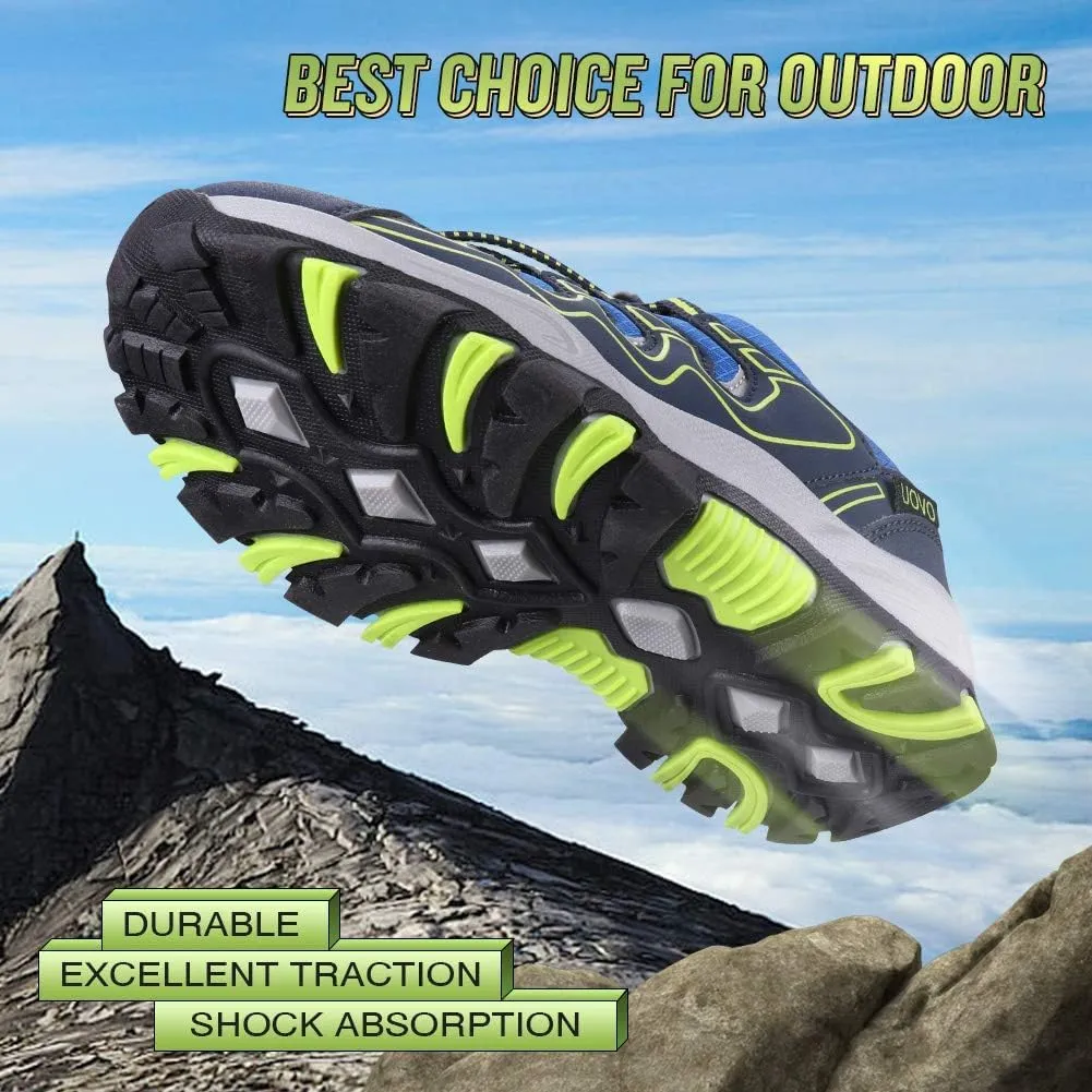 UOVO Boys Shoes Boys Tennis Running Sneakers Waterproof Hiking Shoes Kids Outdoor Fashion Sneakers Slip Resistant (Big/Little Boys)