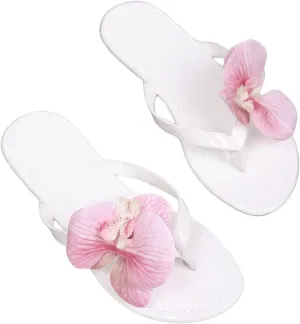 Verdusa Women's Flower Thong Sandals Flip Flops Summer Beach Slides