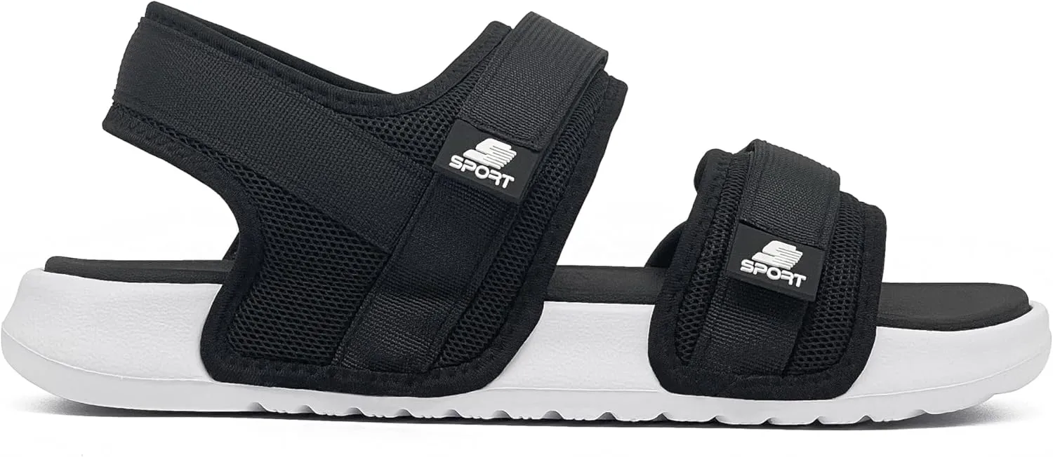 Walking Sandals for Men Summer Athletic Sandals Comfort With Back Strap Adjustable Open Toe Shoes Beach for Casual Travel Outdoor