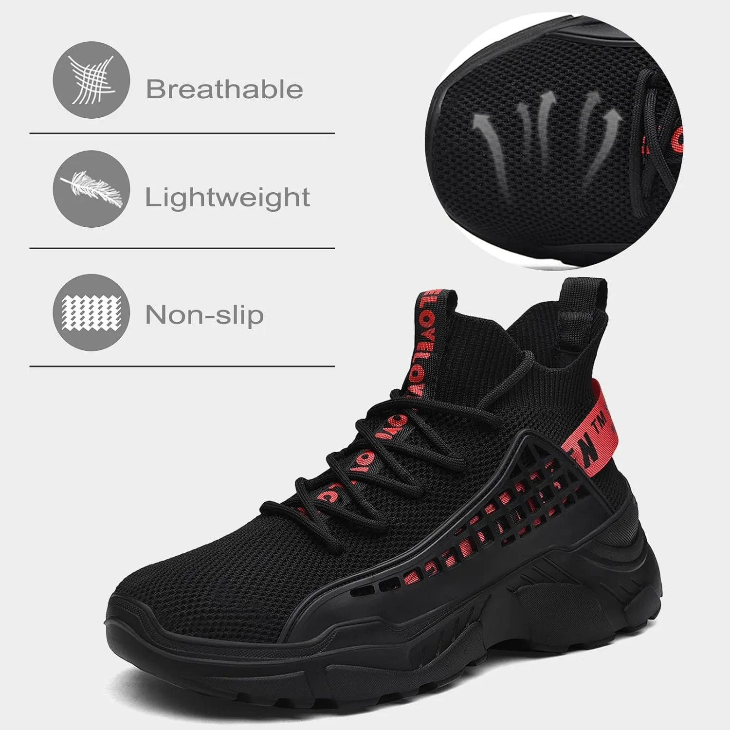 Walking Shoes for Men Fashion Sneakers Athletic Sport Running Casual Tennis Shoe