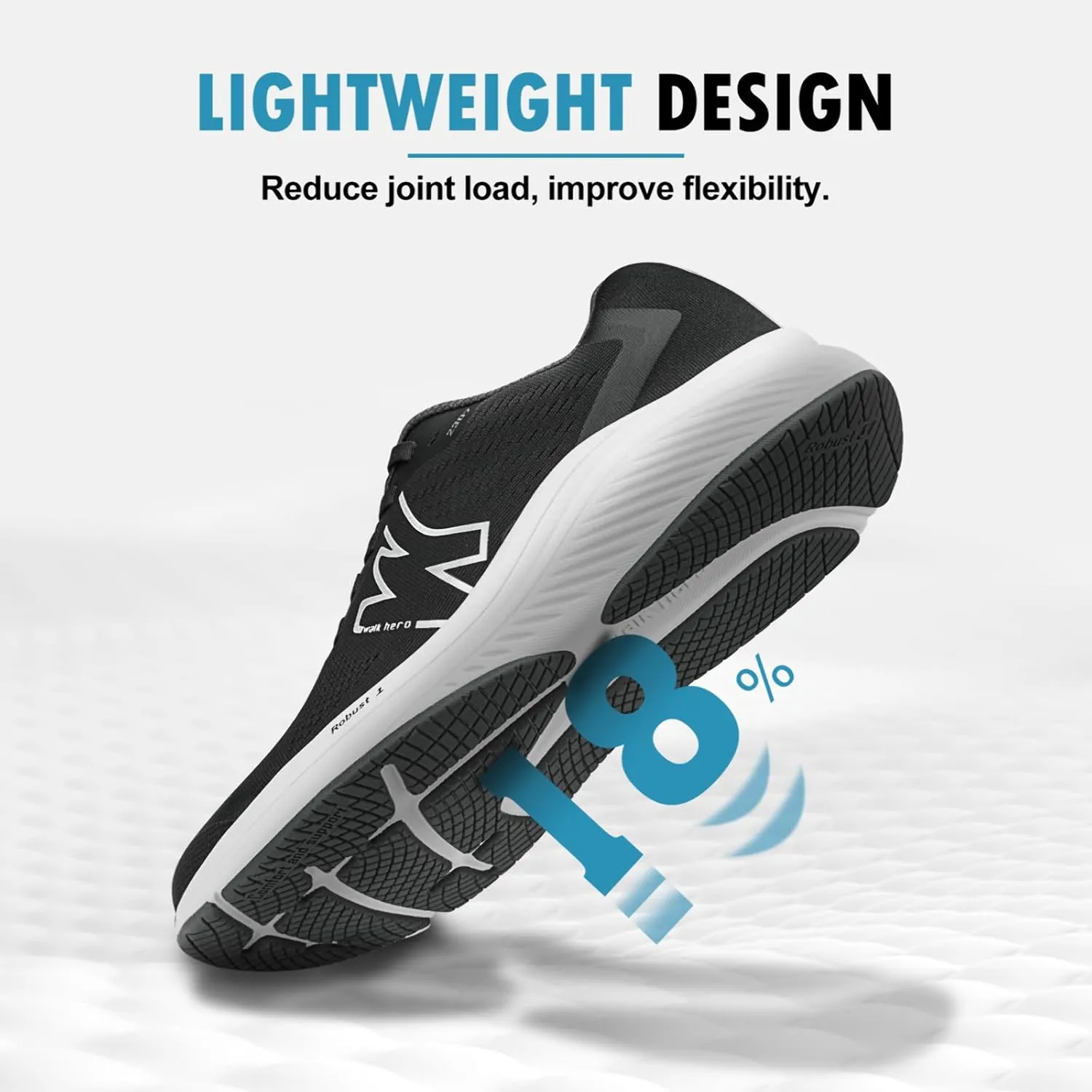 Walking Shoes Mens for Plantar Fasciitis, Orthopedic Shoes for Men with Arch Support, Non-Slip Orthotic Shoes for Heel Pain Relief