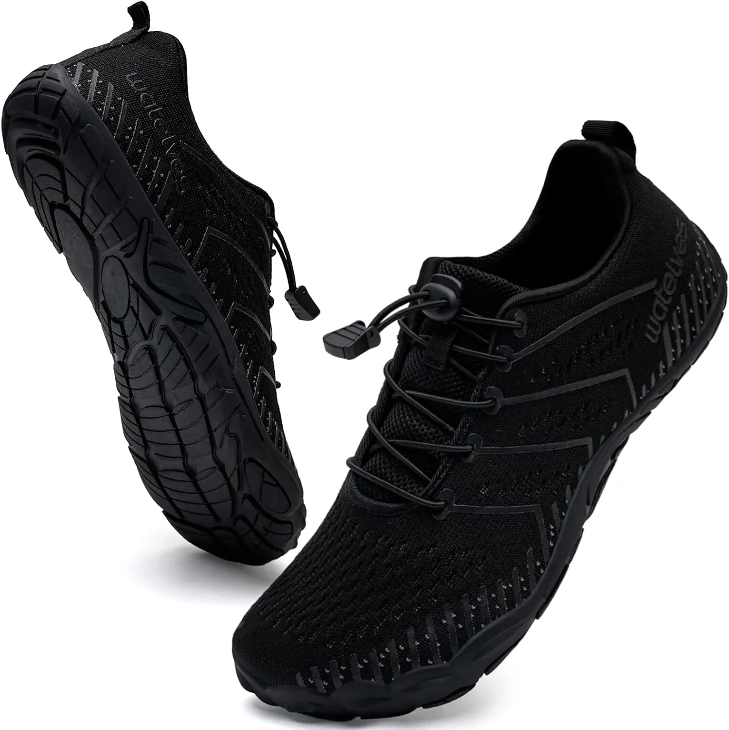 WateLves Barefoot Shoes Women Men Anti Slip Water Shoes Wide Toe Breathable Walking Shoes Minimalist Zero Drop Sneakers for Beach Travel Hiking