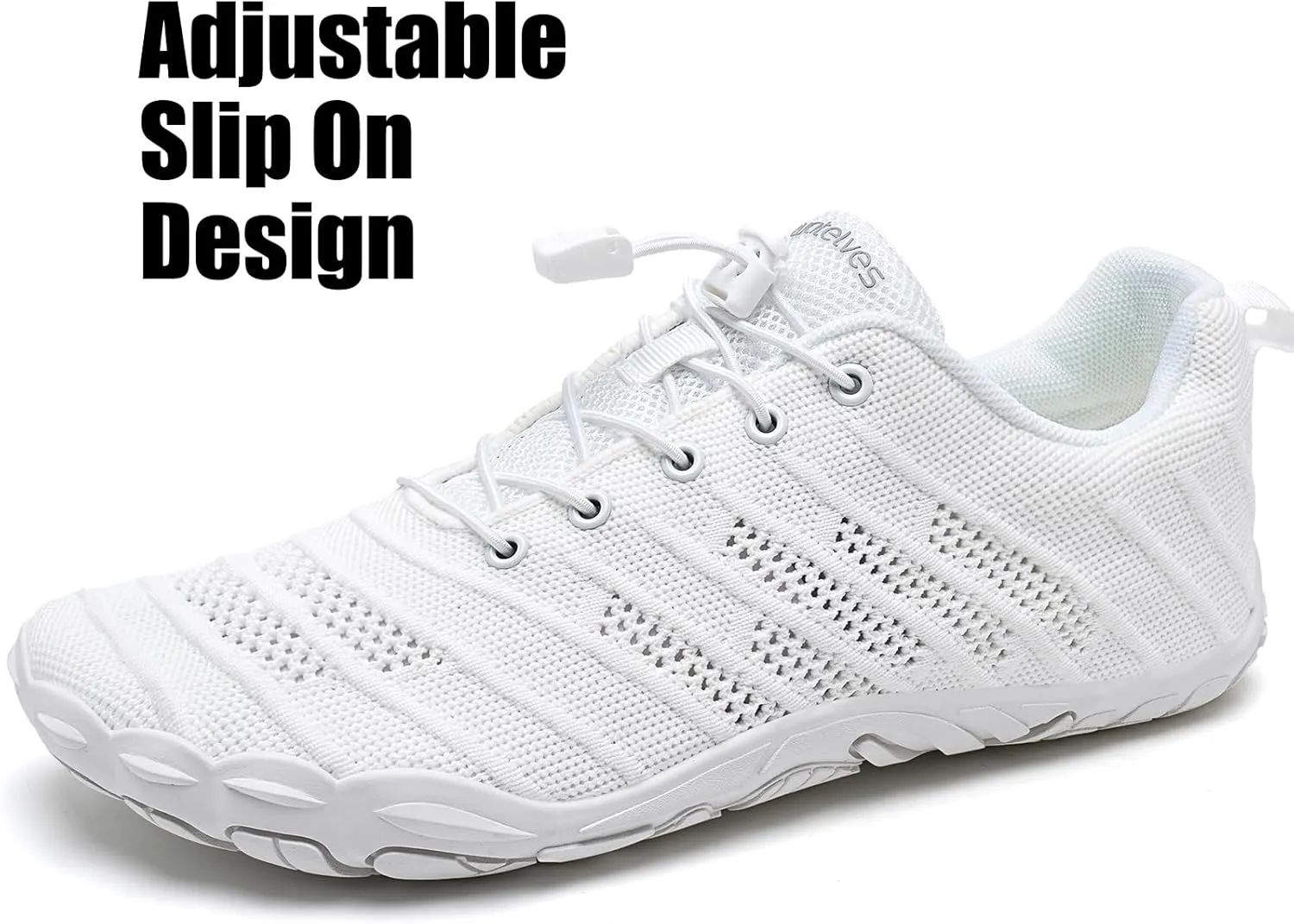 WateLves Barefoot Shoes Women Men Anti Slip Water Shoes Wide Toe Breathable Walking Shoes Minimalist Zero Drop Sneakers for Beach Travel Hiking