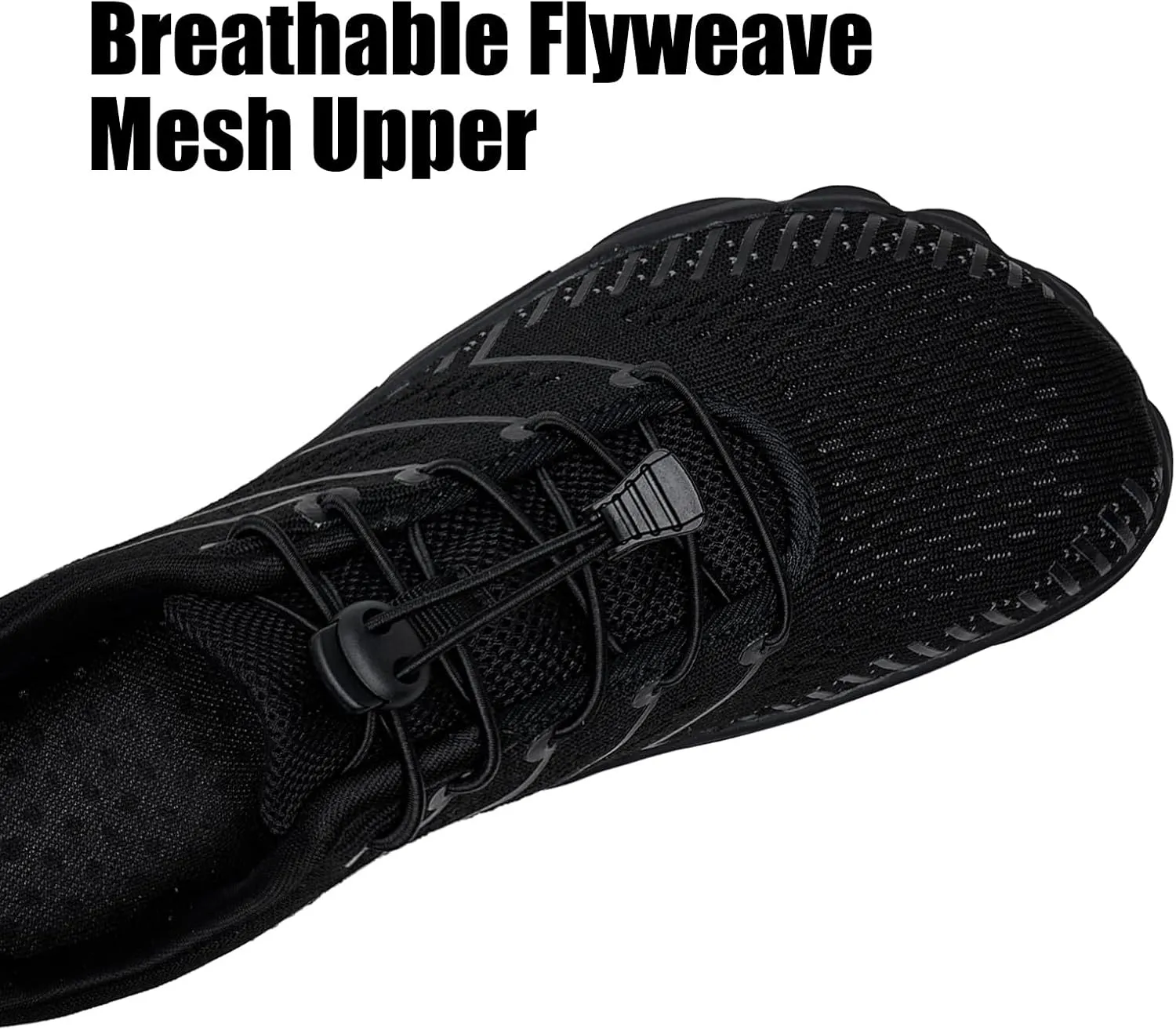 WateLves Barefoot Shoes Women Men Anti Slip Water Shoes Wide Toe Breathable Walking Shoes Minimalist Zero Drop Sneakers for Beach Travel Hiking